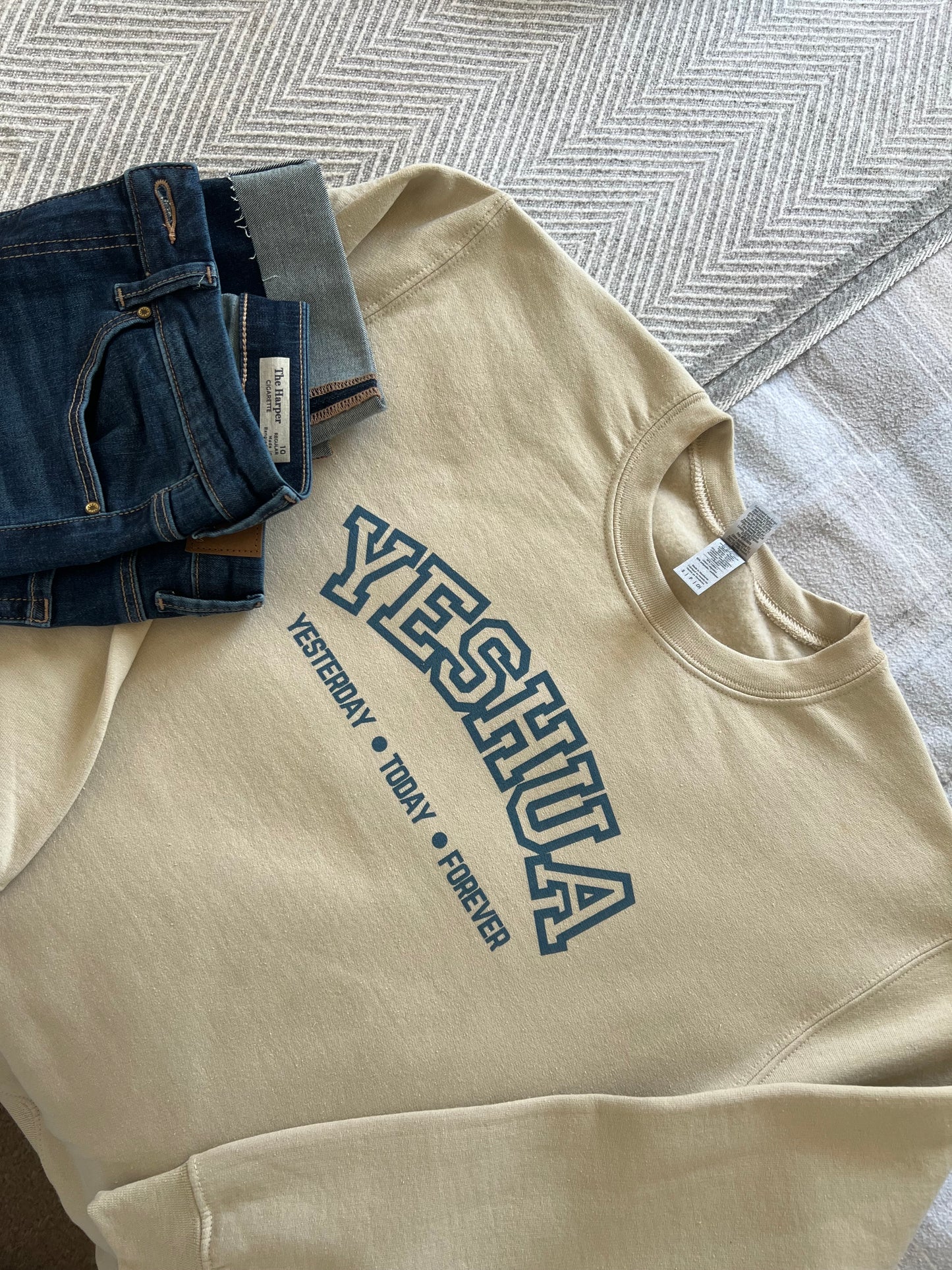 Yeshua Sweatshirt | Christian Clothing | Christian Gift | Jesus | Christian Apparel | Bible Sweatshirt