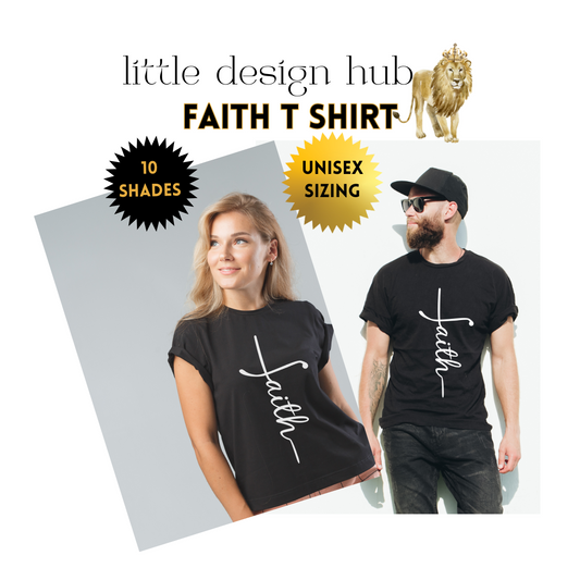 Faith Christian T Shirt | Christian Clothing | Unisex T Shirts