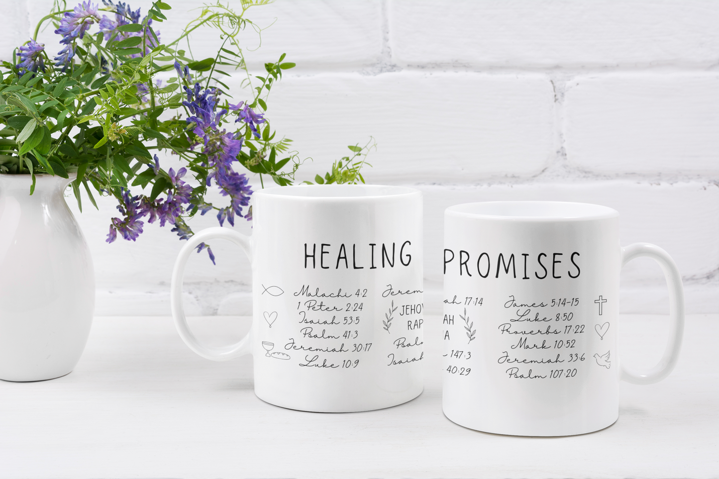 Christian Mug | Christian Gifts | Healing Scripture | Christian Coffee Cup | Christian Coffee Mug | Jesus | Bible