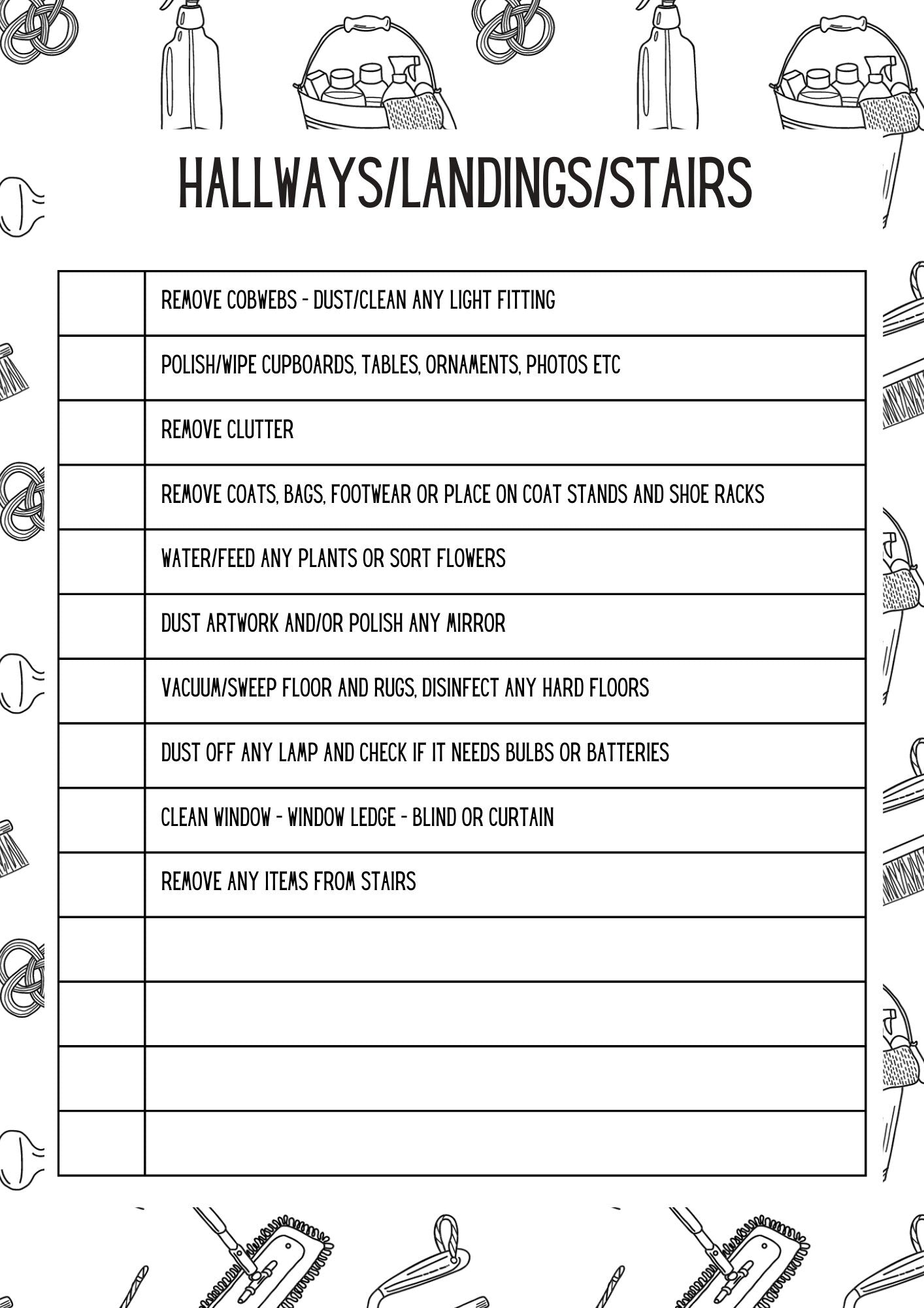 The Ultimate Cleaning Checklist, 19 Page Cleaning Schedule Digital And Printable House Chores Planner Schedule